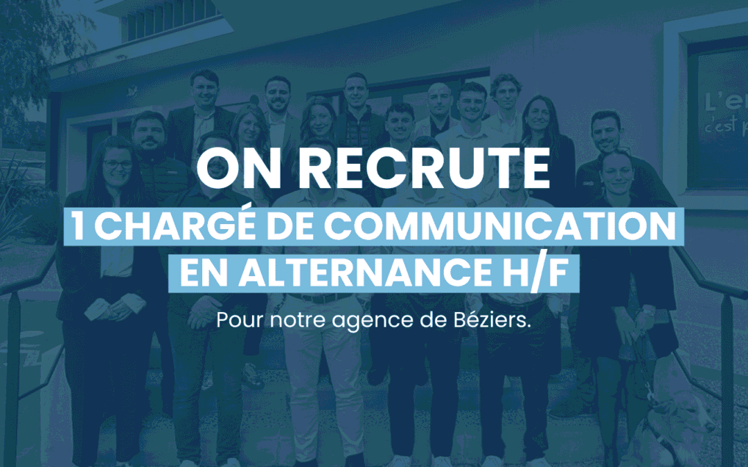 Chargé de communication H/F – Alternance | Béziers
