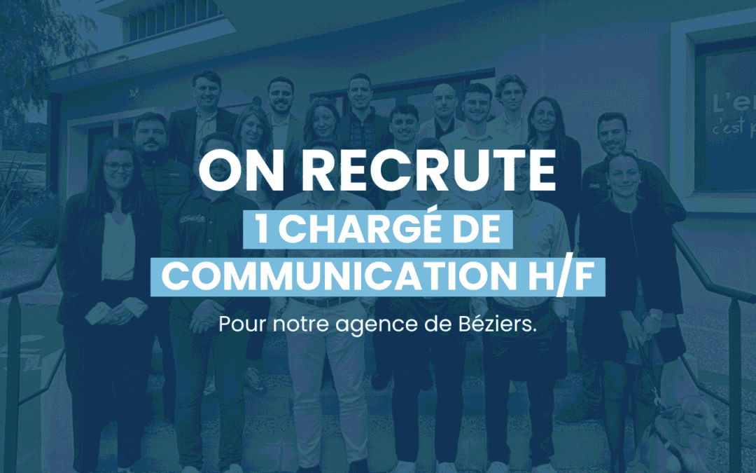 Chargé de communication H/F – CDI | Béziers