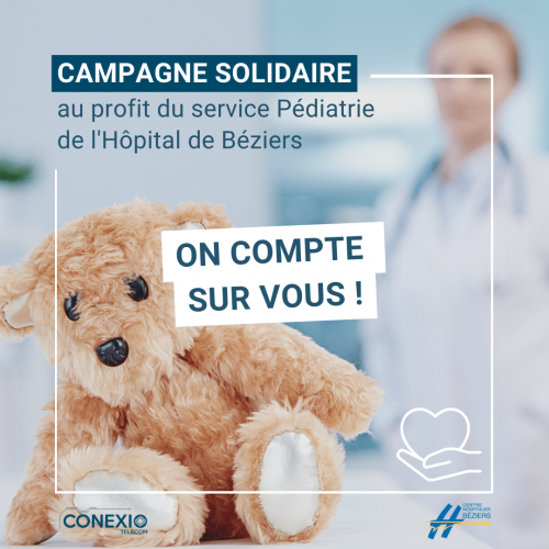 Campagne solidaire Défi Triathlon 2023 - Conexio Telecom - Hôpital Béziers